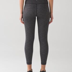 Lululemon High Times Pant Heathered Black size 12